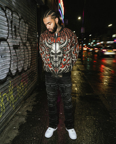 My Demons Hide Inside Bomber Jacket