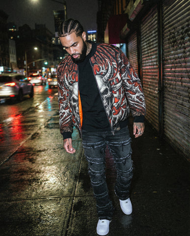 My Demons Hide Inside Bomber Jacket