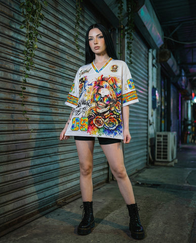 Messy Hair Don’t Care Mesh Jersey