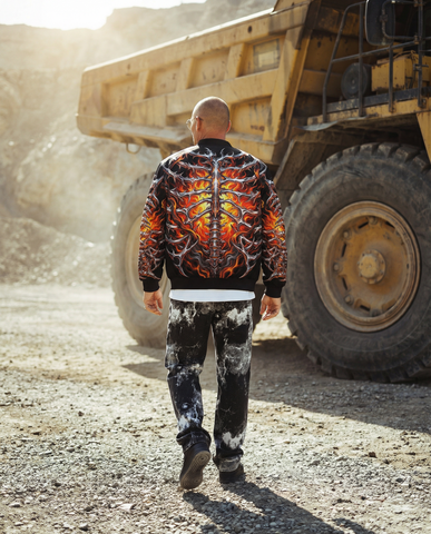 Demonic Spine Awakening Bomber Jacket