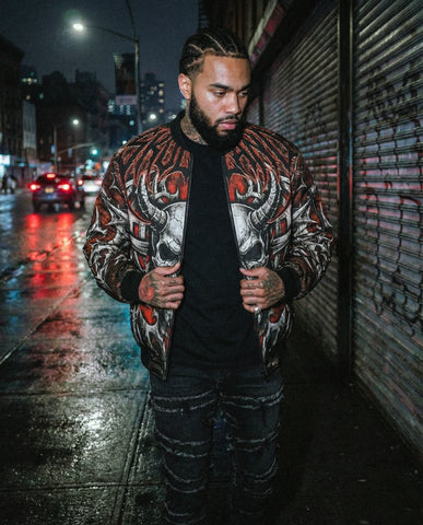 My Demons Hide Inside Bomber Jacket