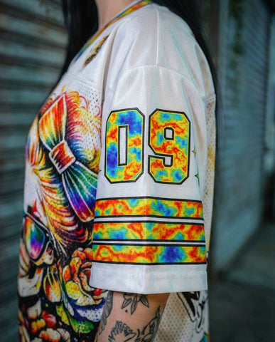 Messy Hair Don’t Care Mesh Jersey