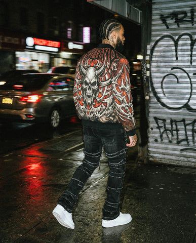 My Demons Hide Inside Bomber Jacket