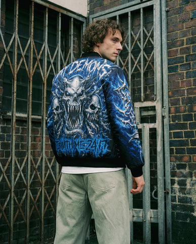 Born With My Demons Bomber Jacket