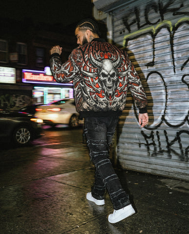 My Demons Hide Inside Bomber Jacket