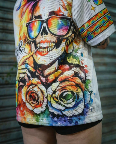 Messy Hair Don’t Care Mesh Jersey