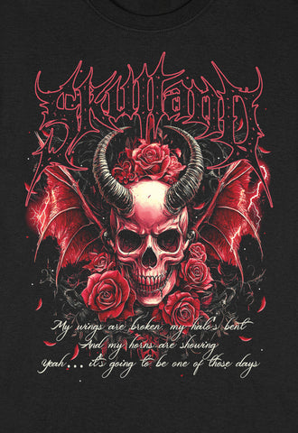 Demon Rose Cotton Shirt
