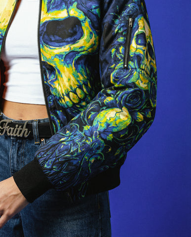 Love Me Like My Demons Do Bomber Jacket