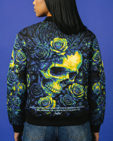 Love Me Like My Demons Do Bomber Jacket