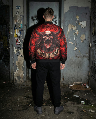 Hello Darkness My Old Friend Bomber Jacket