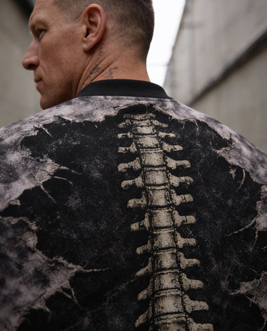 Bone Crack Bomber Jacket