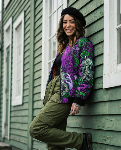 Hello Darkness My Old Friend Bomber Jacket