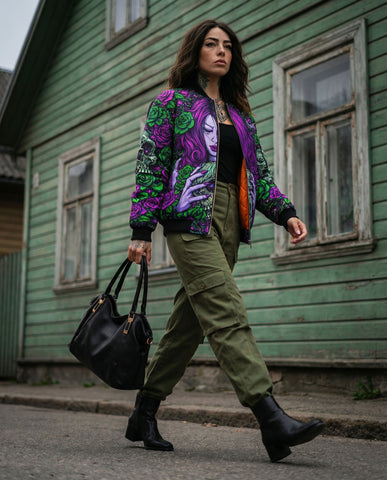 Hello Darkness My Old Friend Bomber Jacket