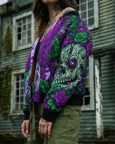 Hello Darkness My Old Friend Bomber Jacket