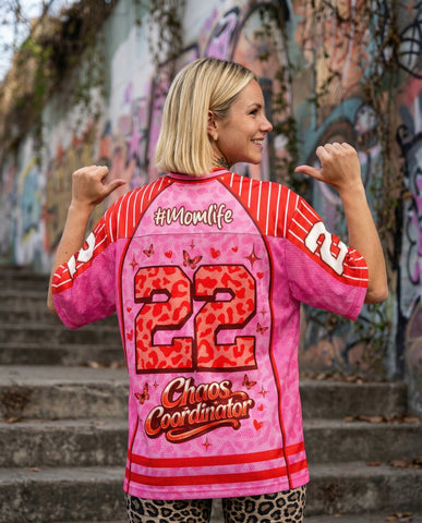 But Did You Die Mom Life Messy Bun Skull Mesh Jersey