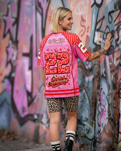 But Did You Die Mom Life Messy Bun Skull Mesh Jersey