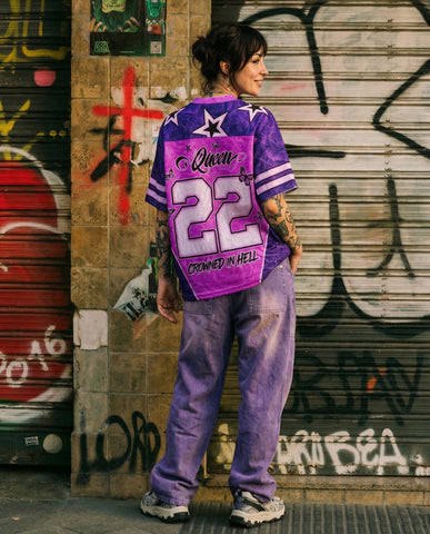 Queen Skull Mesh Jersey