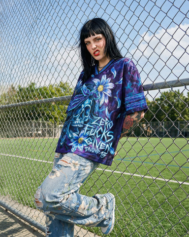 Rebel Bloom Mesh Jersey