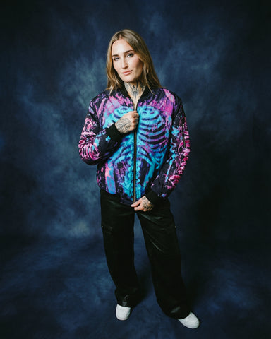 Electric Ribcage Bomber Jacket