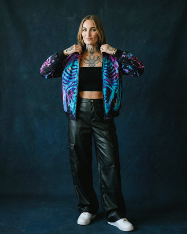 Electric Ribcage Bomber Jacket