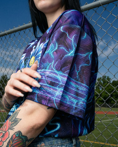 Rebel Bloom Mesh Jersey