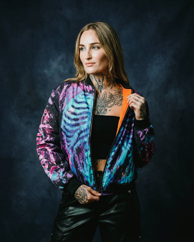 Electric Ribcage Bomber Jacket