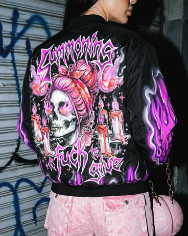 Summoning a F to Give Bomber Jacket