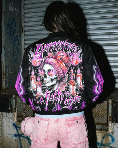 Summoning a F to Give Bomber Jacket