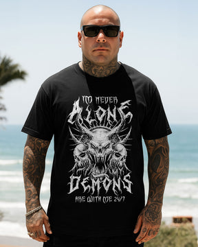 I'm Never Alone Demons Comfort Tee